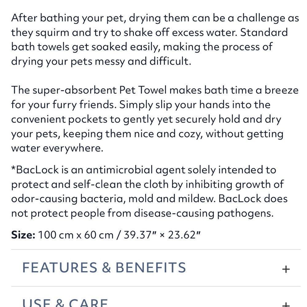 Norwex Pet Towel NWT - Picture 5 of 10